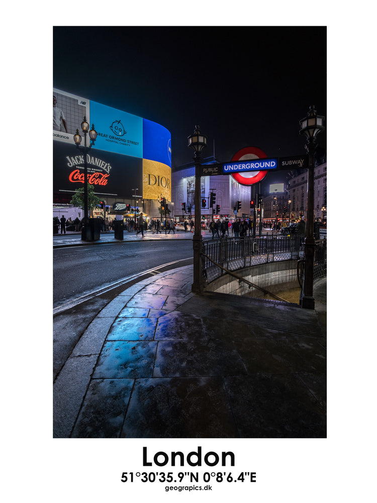 London / Piccadilly Circus / Dansk