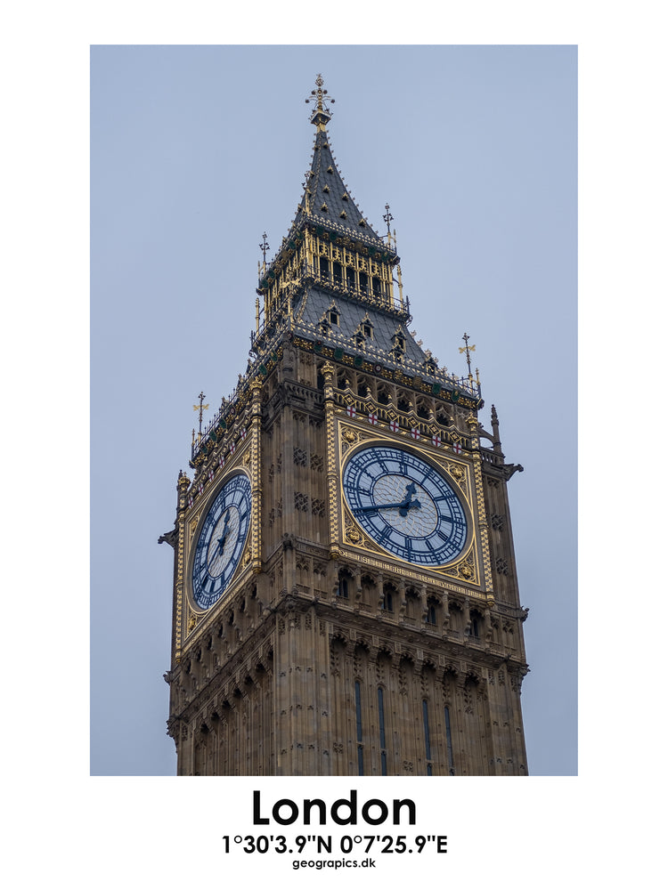 London / Big Ben Close / Dansk