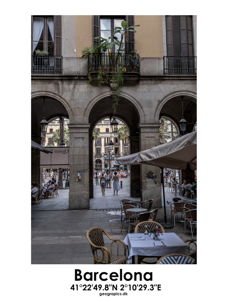 Barcelona / Plaça Reial / Dansk