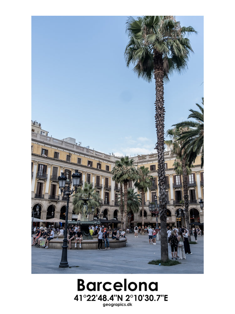 Barcelona / Plaça Reial version 2 / Dansk