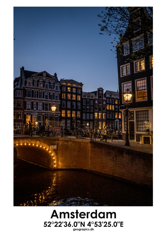 Amsterdam / Blauwburgwal / Dansk