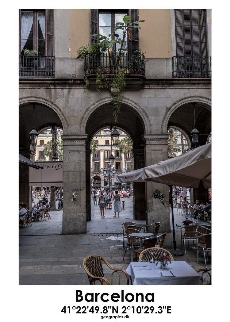 Barcelona / Plaça Reial / Dansk