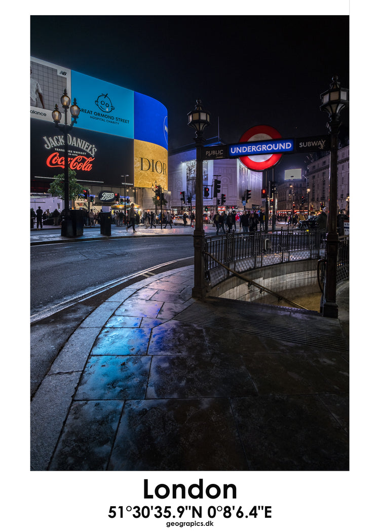 London / Piccadilly Circus / Dansk