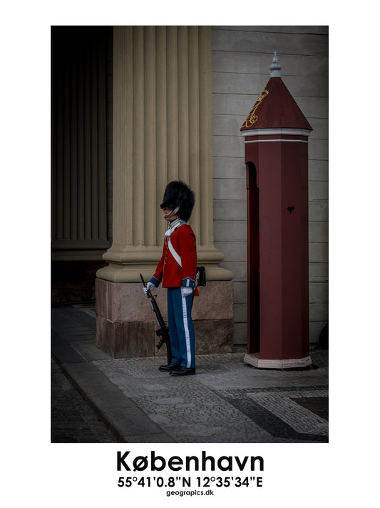 København / Amalienborg Rød Galla / Dansk
